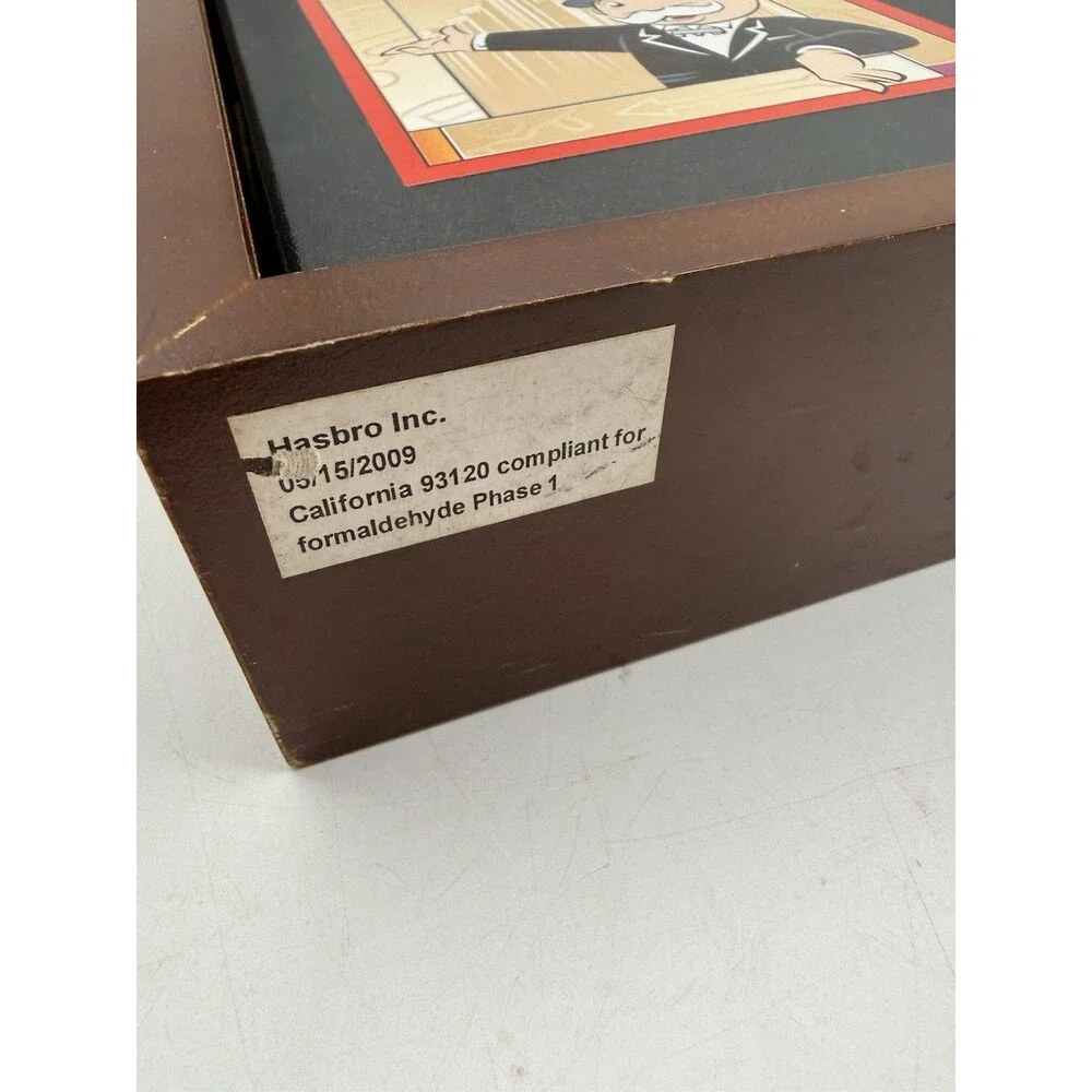 MONOPOLY Vintage Game Collection Wooden Bookshelf Board Hasbro 42749 : COMPLETE